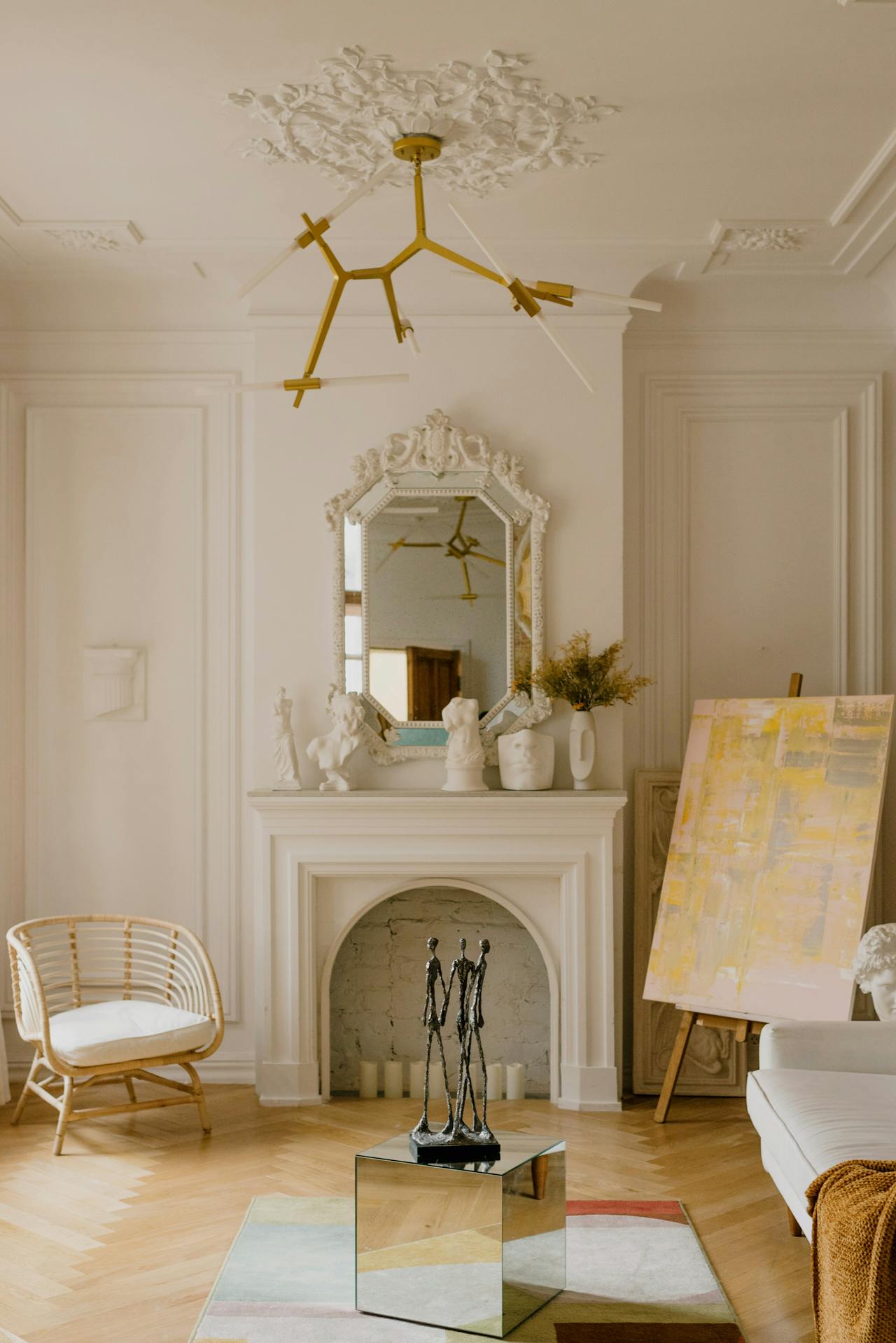 Modern and vintage aesthetic