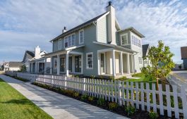 Fenced house