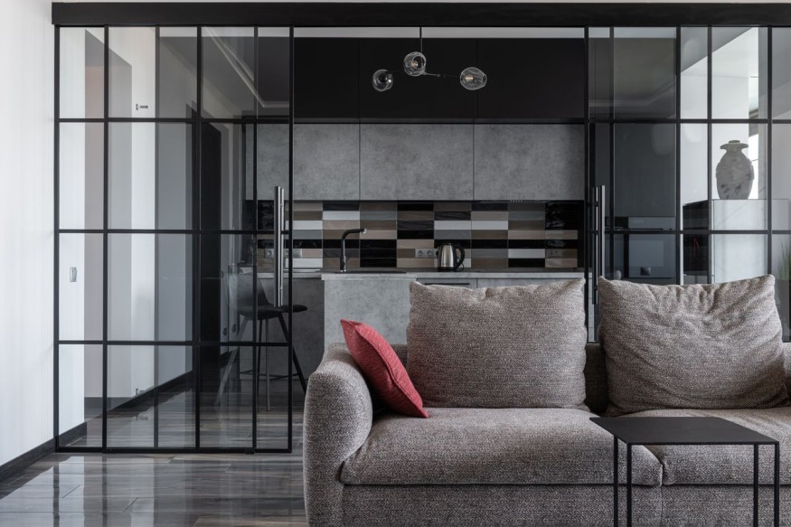 Grey living room