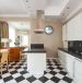Checkered flooring