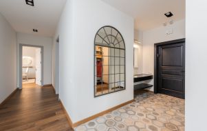 House with mirror