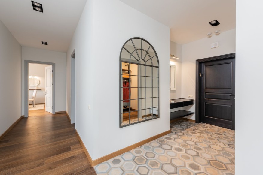 House with mirror