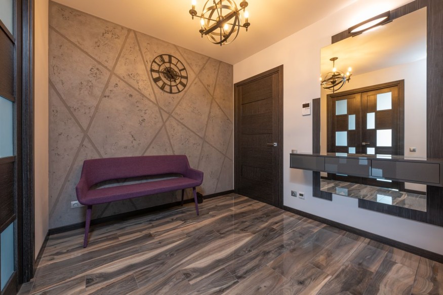 Mirrored wall