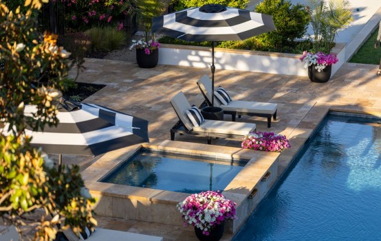 Pool patio