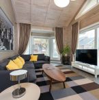 Wood paneled interior