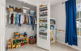 Playroom storage