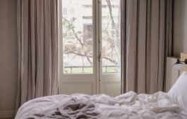 Linen curtain