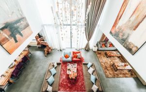 High ceiling