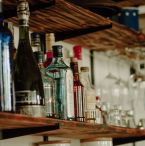 Open bar shelving