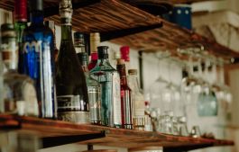 Open bar shelving
