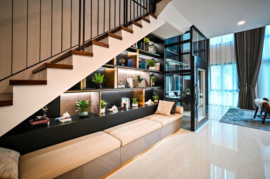 Space under the stairs