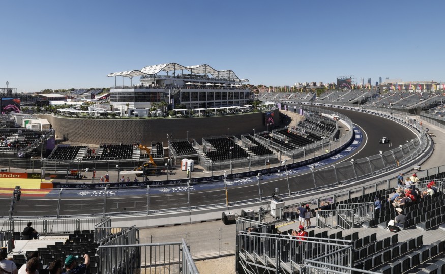 This picture shows a general view of the new Madring