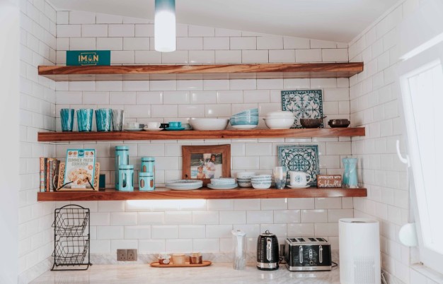open shelving