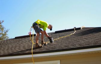 Man on the roof