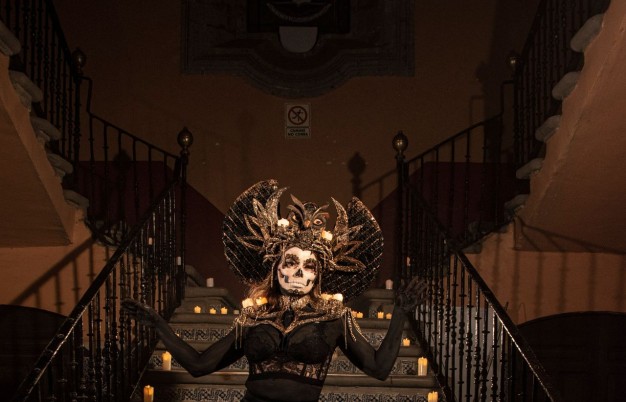 Halloween staircase