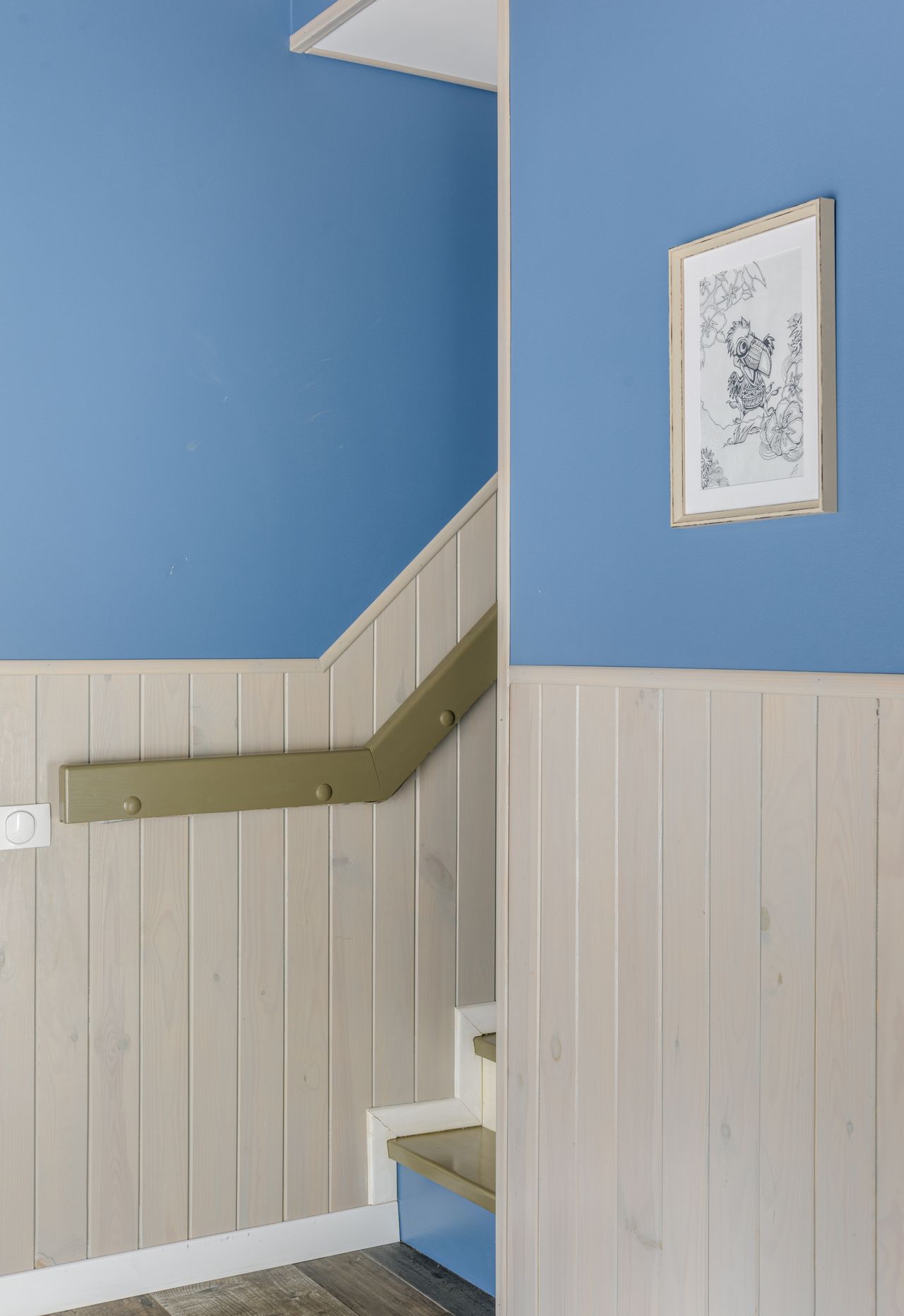 Blue home interior