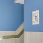 Blue home interior