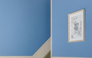 Blue home interior
