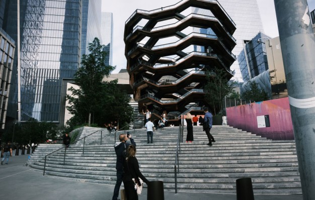 The "Vessel" At New York City's Hudson Yards Re-Opens After Series Of Suicides